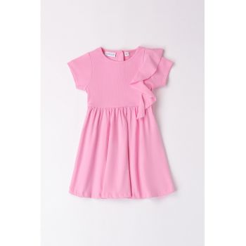 Rochie evazata cu fronseuri