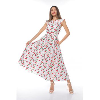 Rochie midi din bumbac