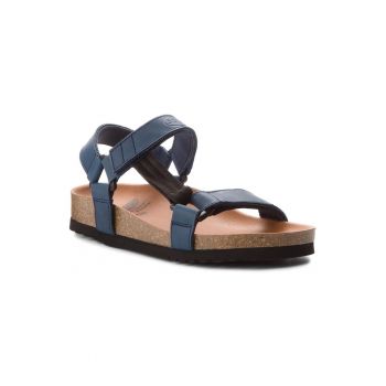 Sandale dama -  200022666 - Piele naturala - Piele nabuc - Albastru marin