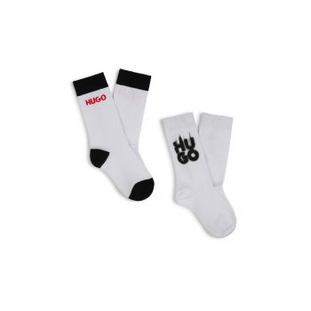 Set de sosete lungi cu logo - 2 perechi