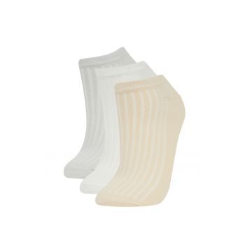 Set de sosete striate pana la glezna - 3 perechi