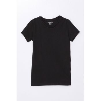 Tricou cu decolteu la baza gatului