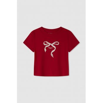 Tricou de bumbac cu imprimeu grafic