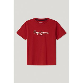 Tricou de bumbac cu imprimeu logo New Art