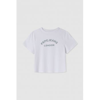 Tricou de bumbac cu logo