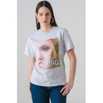 Tricou lejer de bumbac Vintage