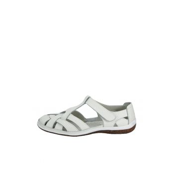 Balerini albi din piele naturala 5101 M5 15202