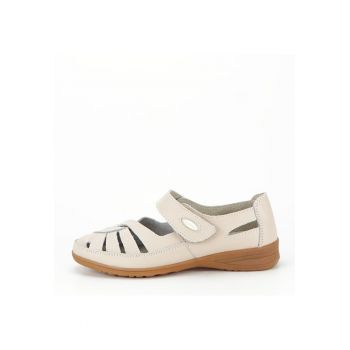 Balerini piele naturala Dorina bej M5 14796