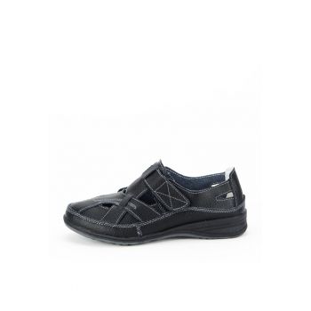 Balerini piele naturala Liliana negrii M5 12695