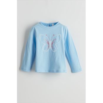 Bluza cu aplicatii cu paiete
