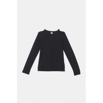Bluza cu umeri decupati