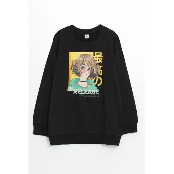 Bluza de trening cu imprimeu grafic