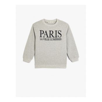 Bluza de trening cu imprimeu text