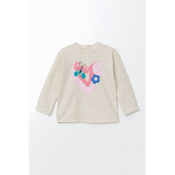 Bluza regular fit cu model grafic