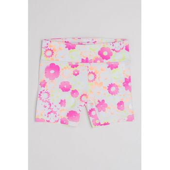 Colanti scurti cu model floral