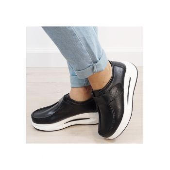 Mocasini negri din piele naturala WKS01 M7 16700