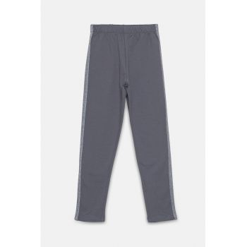 Pantaloni regular fit din amestec de bumbac