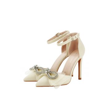Pantofi bej cu funda 6831 01 12462