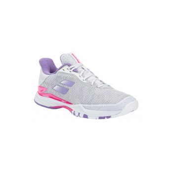 Pantofi de tenis de dama -  Textil - Alb/Gri