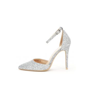 Pantofi eleganti argintii BDG7622 01 12395