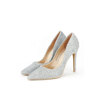 Pantofi eleganti argintii BDG7625 01 12378