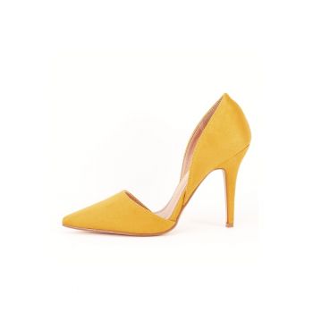 PANTOFI GALBEN-MUSTAR DECUPATI ANTONIA 04 1593