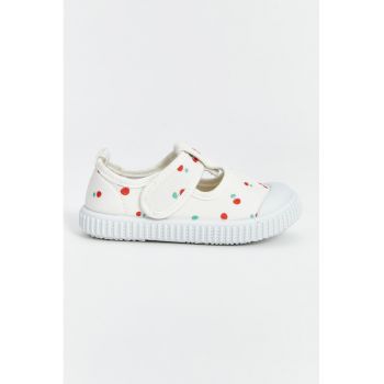Pantofi Mary Jane din material textil