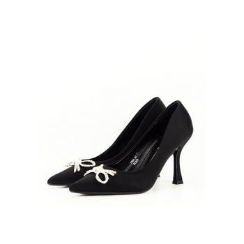 Pantofi negri eleganti 1701 01 11290