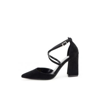 Pantofi negrii eleganti 8709 04 12512