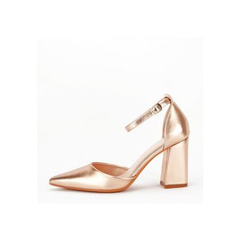 Pantofi sampanii eleganti 8707 04 12421