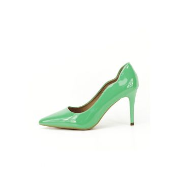 Pantofi verzi lacuiti Tiffany 03 4321