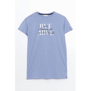 Rochie-tricou cu model