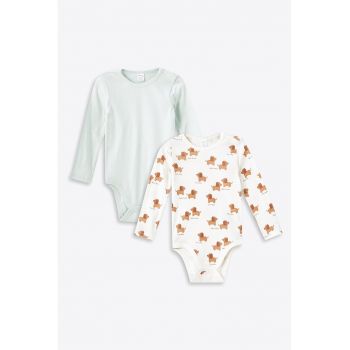 Set de body-uri cu maneci lungi - 2 piese