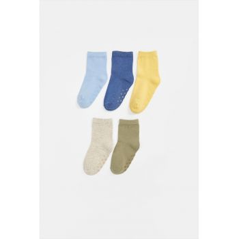 Set de sosete lungi din amestec de bumbac - 5 perechi