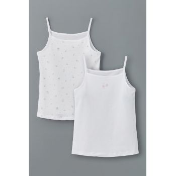 Set de top-uri din bumbac - 2 piese