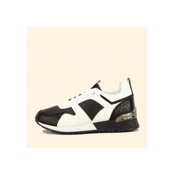 Sneakers alb cu negru Crista M2 6316