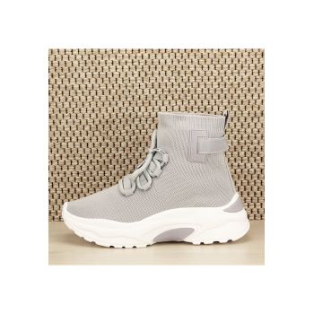 Sneakers gri Sara M3 10282