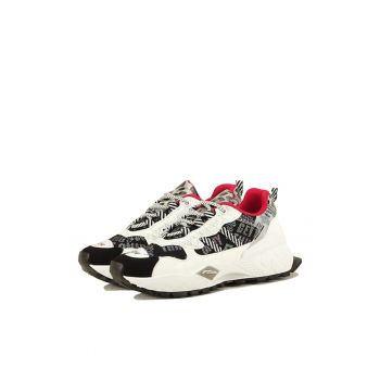 Sneakers negu cu alb Dana M3 6335