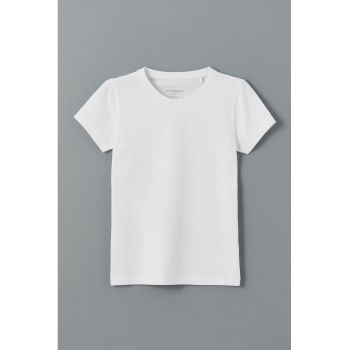 Top termic din amestec de bumbac cu model uni