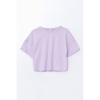 Tricou crop de bumbac