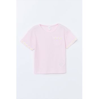 Tricou cu buzunar pe piept