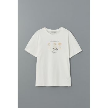 Tricou cu imprimeu grafic