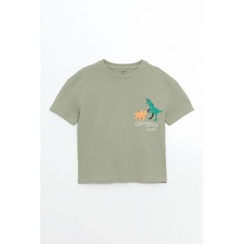 Tricou cu imprimeu grafic pe partea din spate