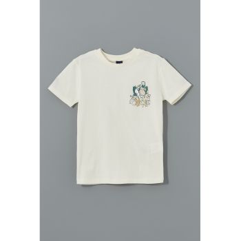 Tricou de bumbac cu imprimeu
