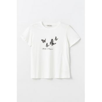 Tricou din bumbac cu imprimeu