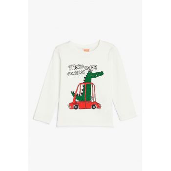 Tricou din bumbac cu imprimeu