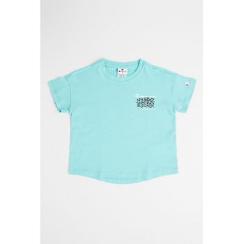 Tricou din bumbac cu logo pe piept