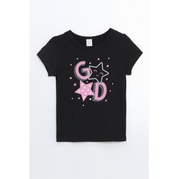 Tricou din bumbac cu model grafic