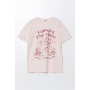 Tricou lejer cu imprimeu