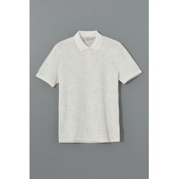 Tricou polo cu model uni
